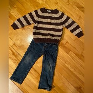 Preppy Knit sweater NEW size 4 kid